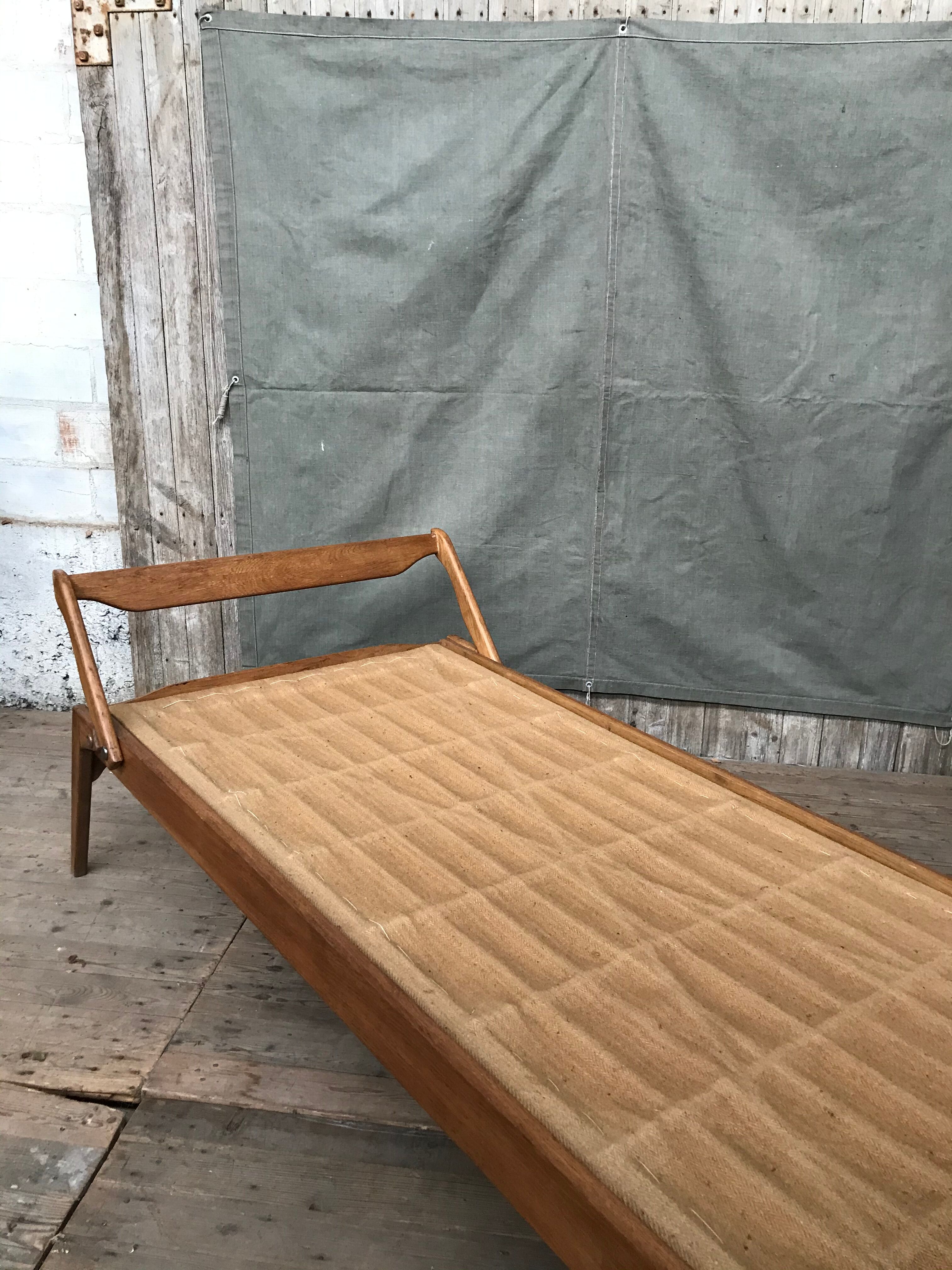 Bed folding a person