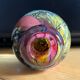 Petit vase soliflore en verre signé LE LONQUER 1982 , état impeccable