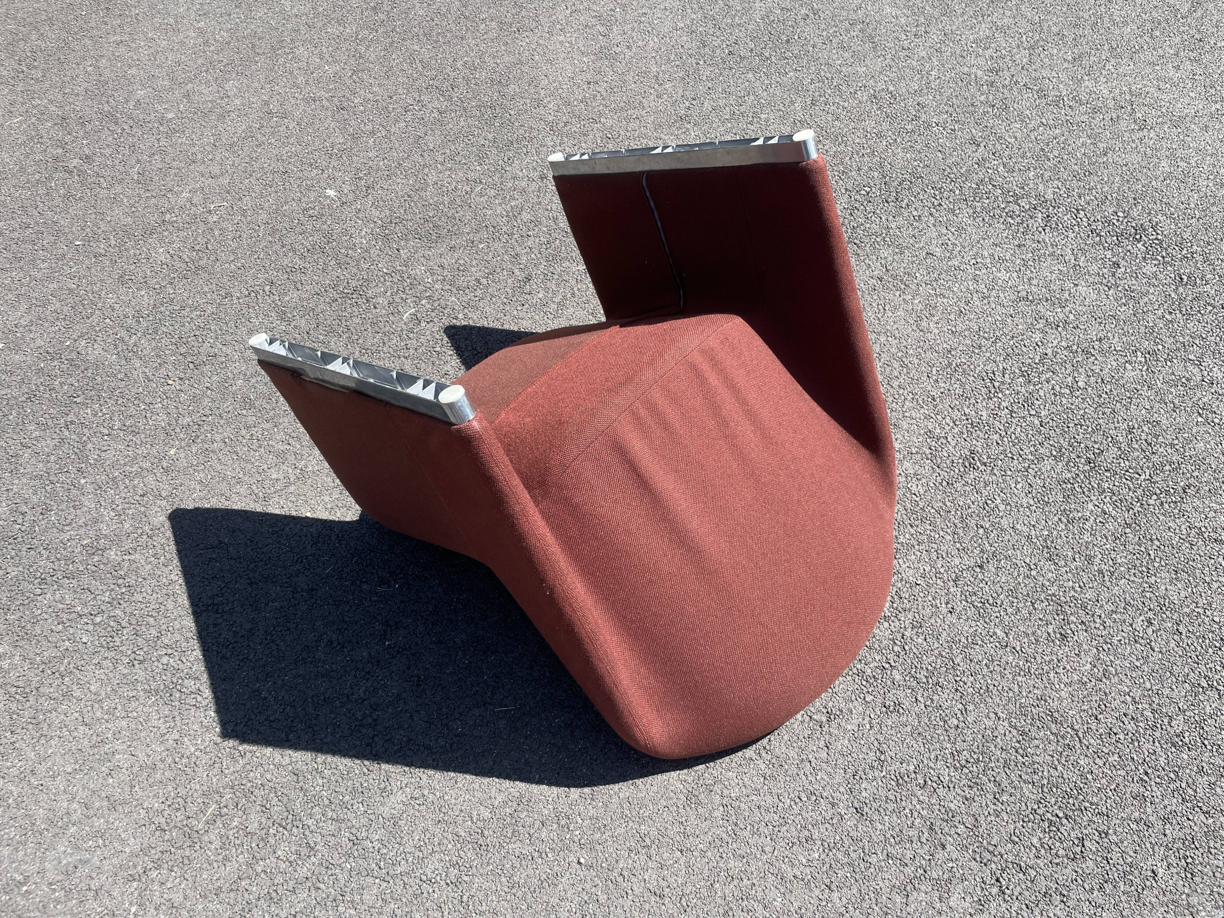 Alky heater armchair by Giancarlo Piretti for castelli 1970