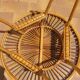 Rattan coffee table 50s