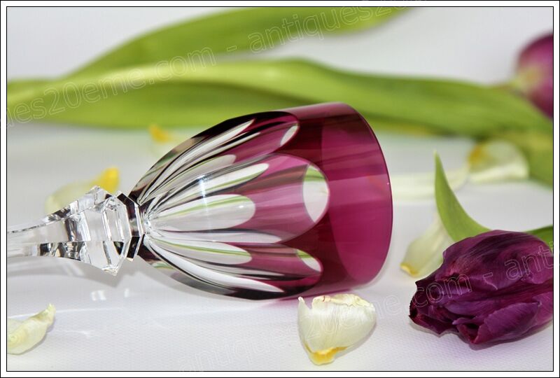 Wine glass of the Rhine (Roemer) Saint Louis Crystal model Chambord