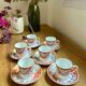 Set of 6 coffee cups with saucers - Haviland - Imari red