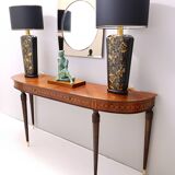 Postmodern Square Beige Wall Mirror with a Beveled Glass, Italy