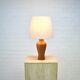 Danish table lamp by Dyrlund 1970s teak Scandinavian vintage