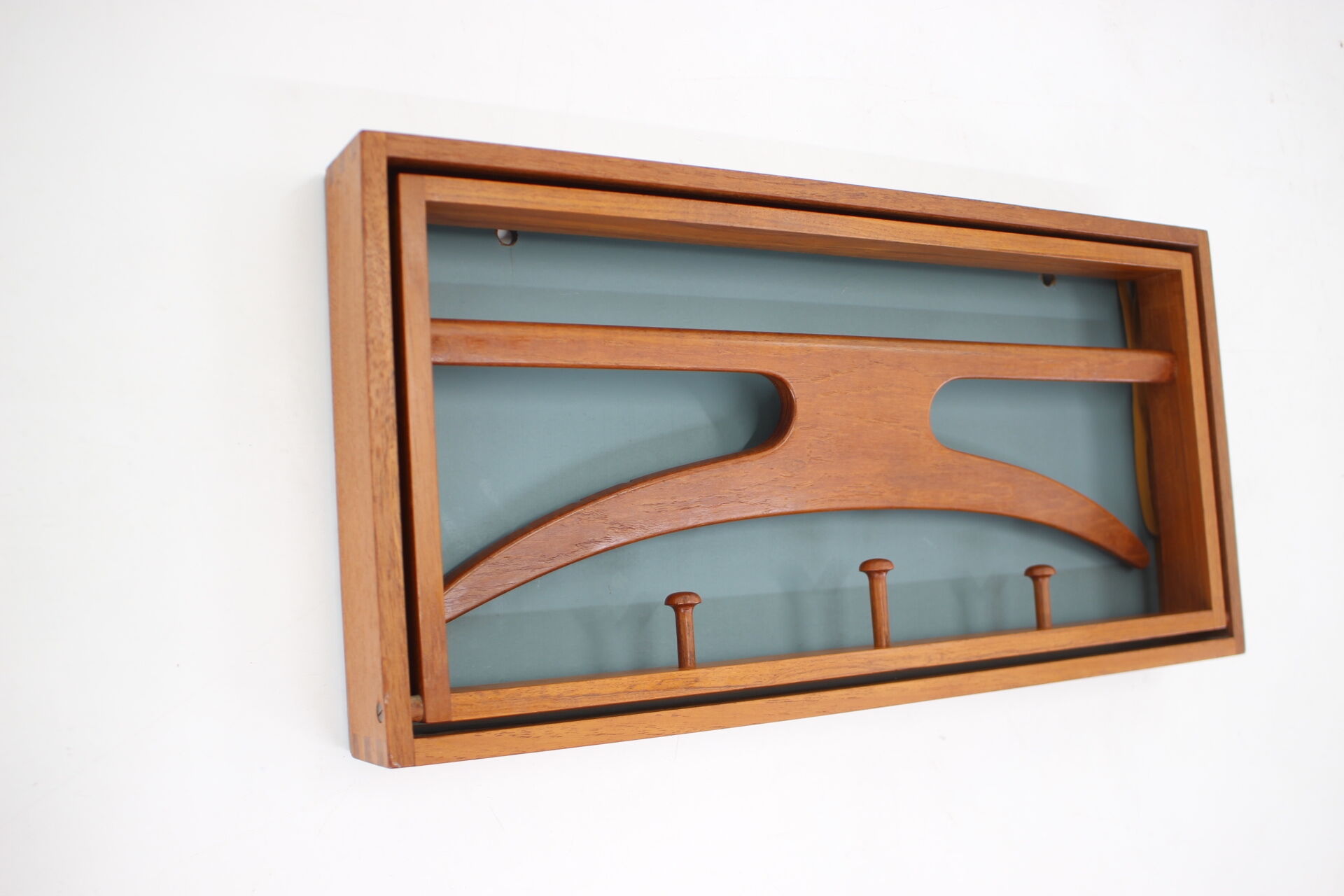 1960s Adam Hoff & Poul Østergaard teak coat hanger