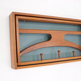 1960s Adam Hoff & Poul Østergaard teak coat hanger