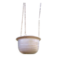 Vintage hanging cache pot - Signed studio ceramic by Griet Malfait