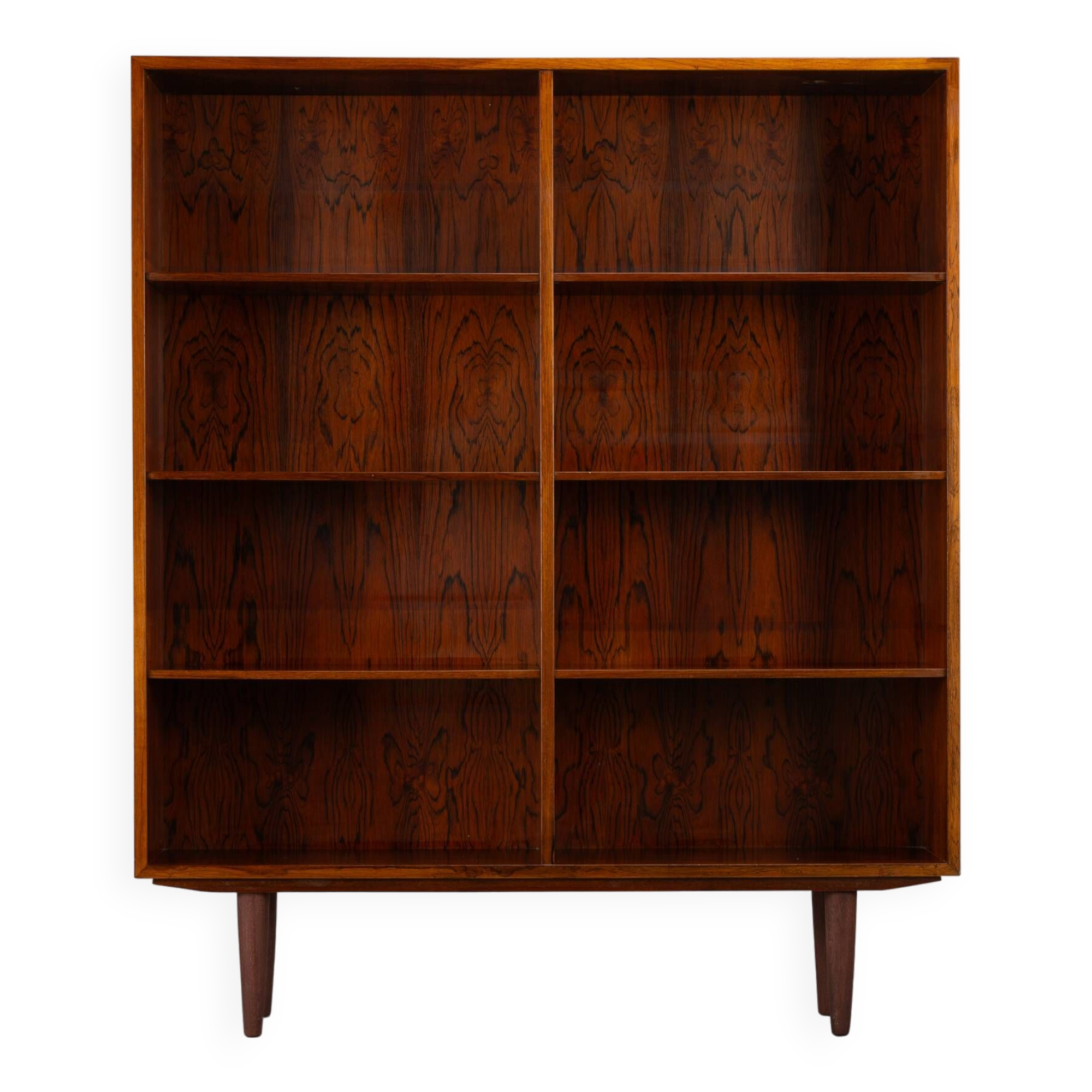 Danish Design Rosewood Bookcase by Omann Jun Mobelfabrik, 1960s
