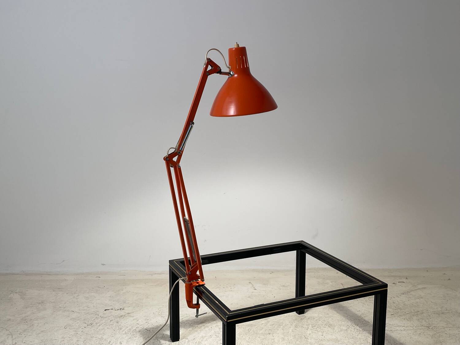 Luxo Regent lamp 1960 orange