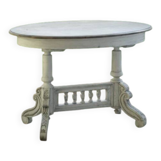 Table basse de salon de forme ovale, années 1800