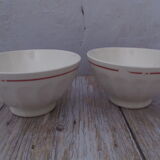 Ensemble de 2 bols vintage