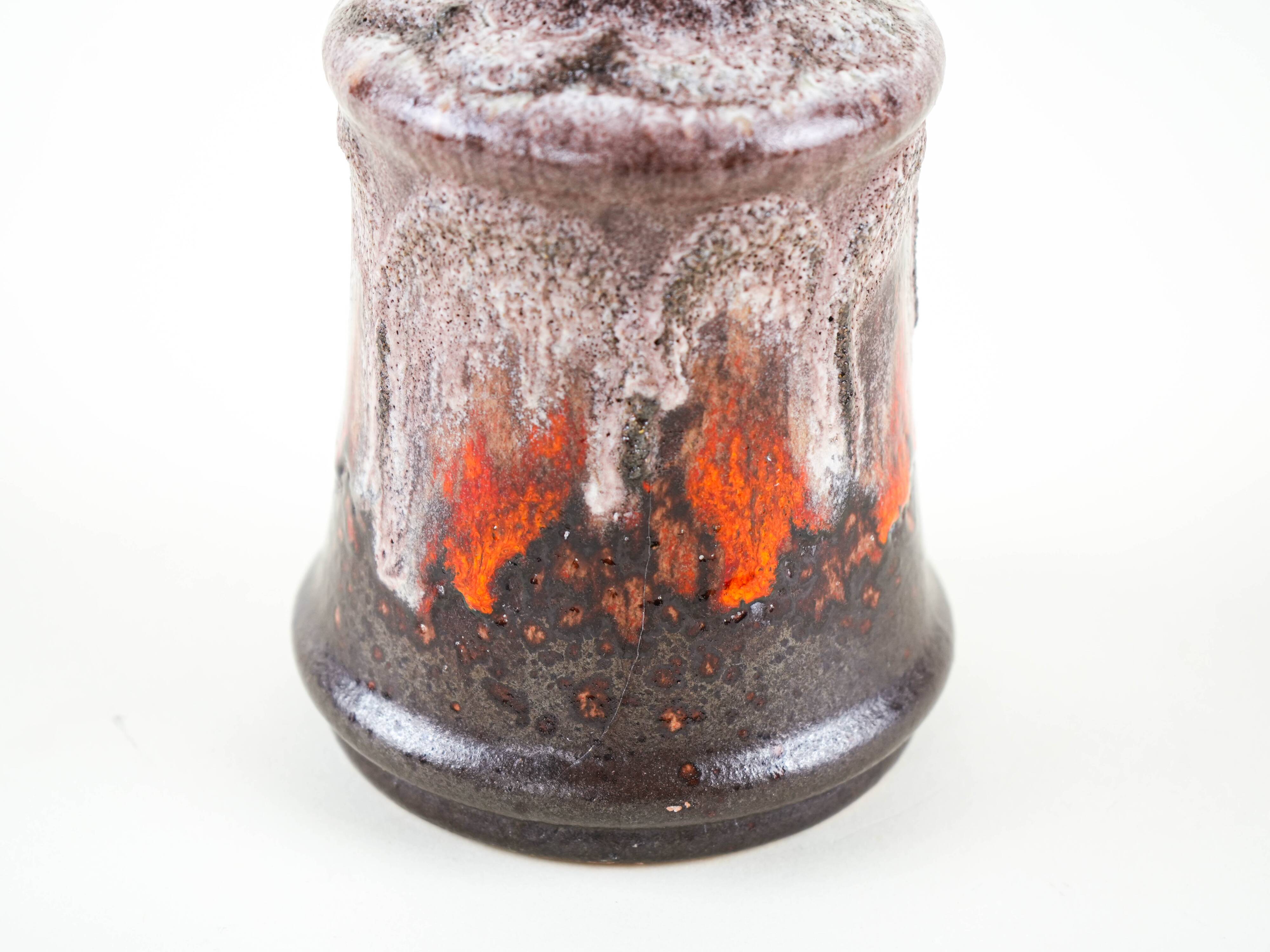 Ceramic vase, German design, 1960s, manufactured by Strehla