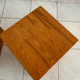 Vintage set of two small cabinets pinewood