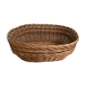 Oval woven wicker basket 52 cm