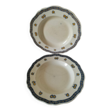 K&G Lunéville "Rouen Clover" plate circa 1880-1900