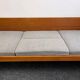 Mid century 2 seater Design Sofa/daybed in mahogany - 1970 / Czechoslovakia