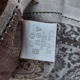 Damask linen tablecloth