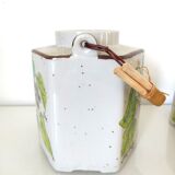 Teapot, stove and 6 cups