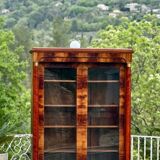 Empire Style Mahogany Display Cabinet/Bookcase, 19th Century