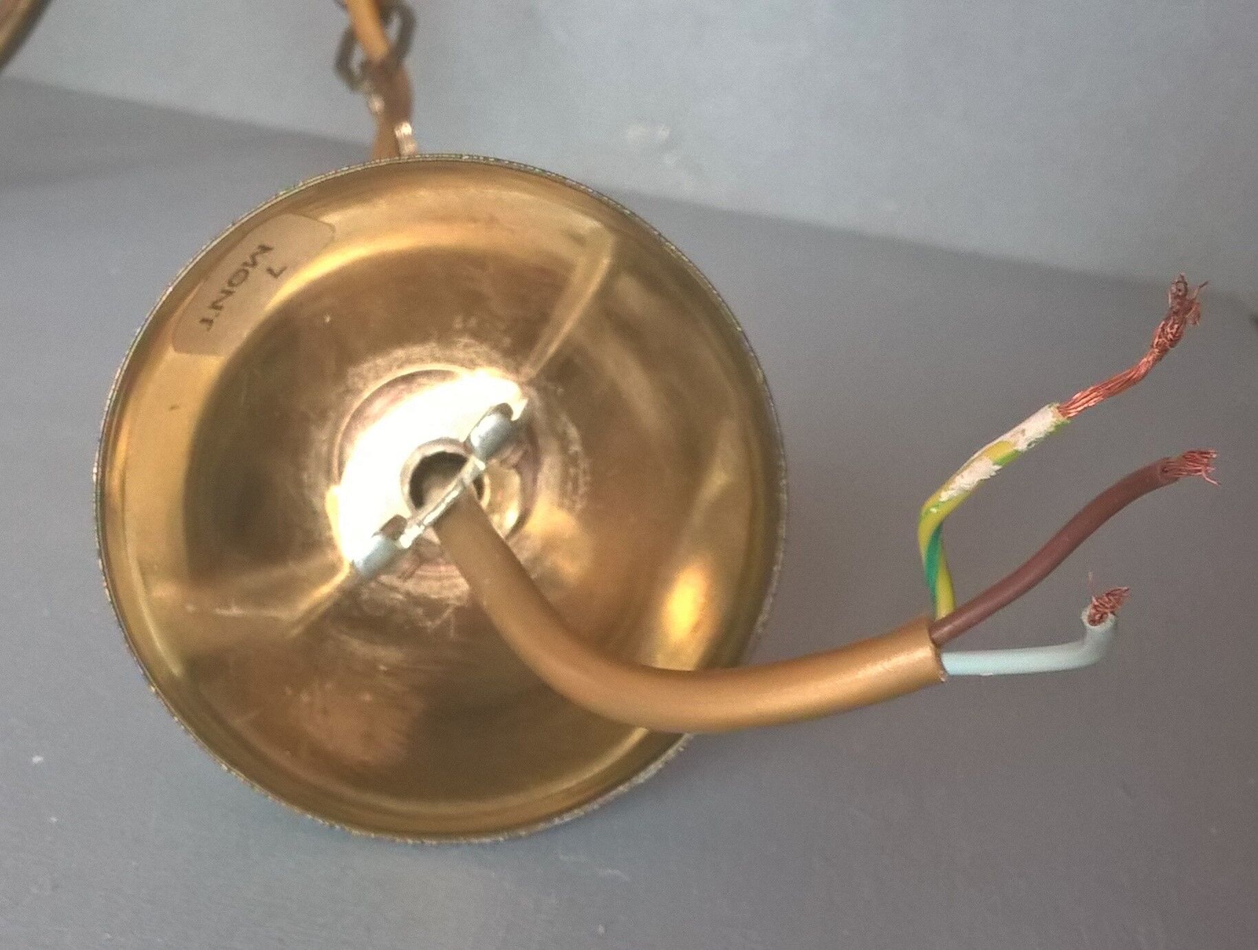 Lantern cage two lights translucent cylindrical glass and three-foot brass - classic style