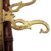 Antique Japanese style triptych mirror