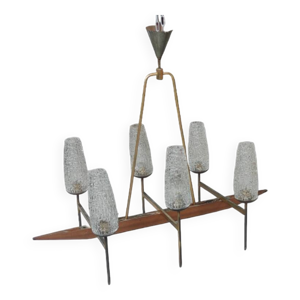 Ancien lustre moderniste - feux