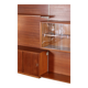 Vintage Scandinavian teak wall unit