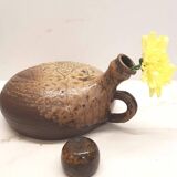 Beige sandstone vase from the 50s