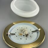 60s 70s Hustadt Leuchten Plafoniere ceiling lamp glass space age design
