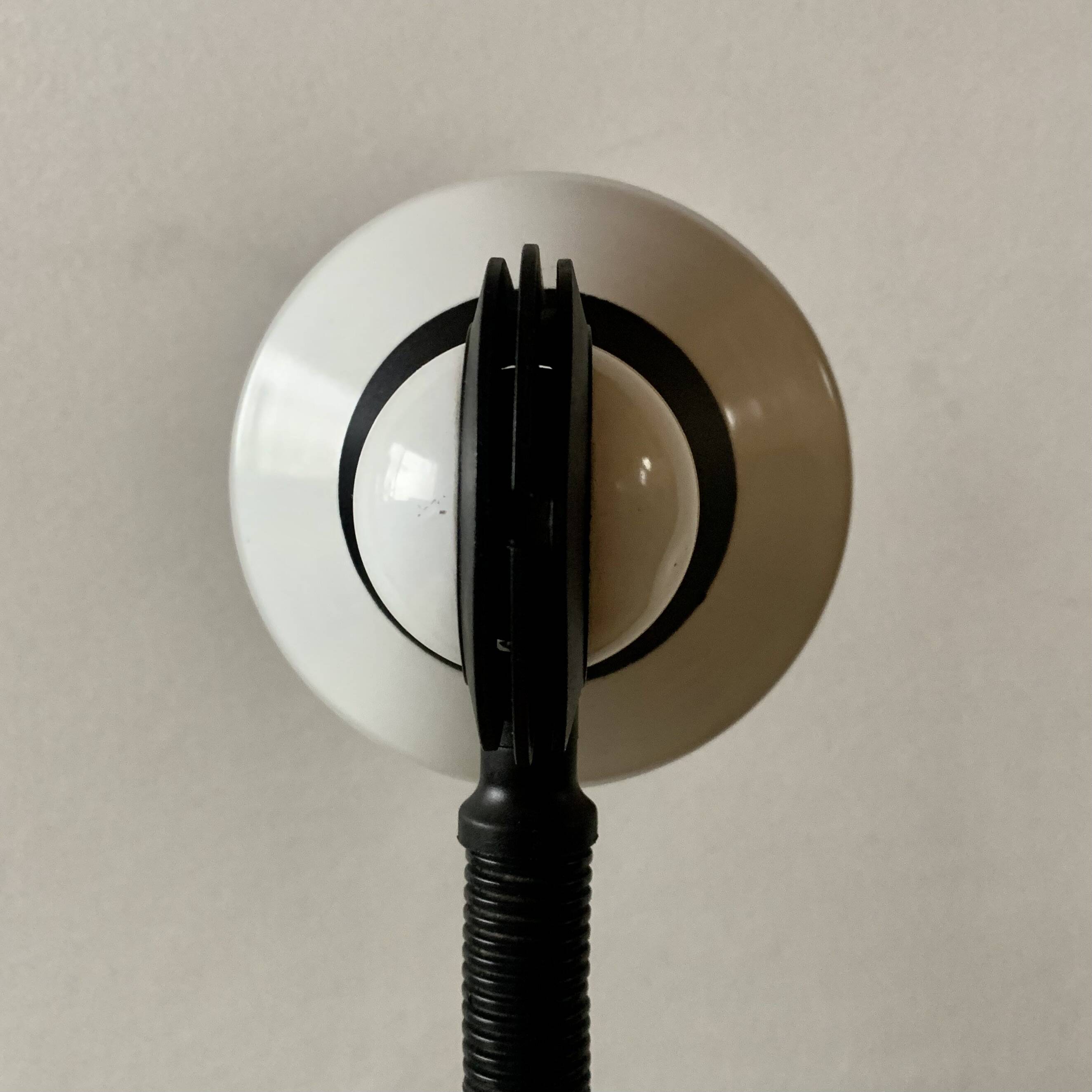 Fase vintage black and white desk lamp