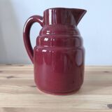 Vintage earthenware pitcher PL France
