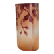 Legras quadrilobed vase from the "ruby" series in glass (1900 - 1910)