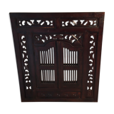 Miroir en bois exotique 89x79cm