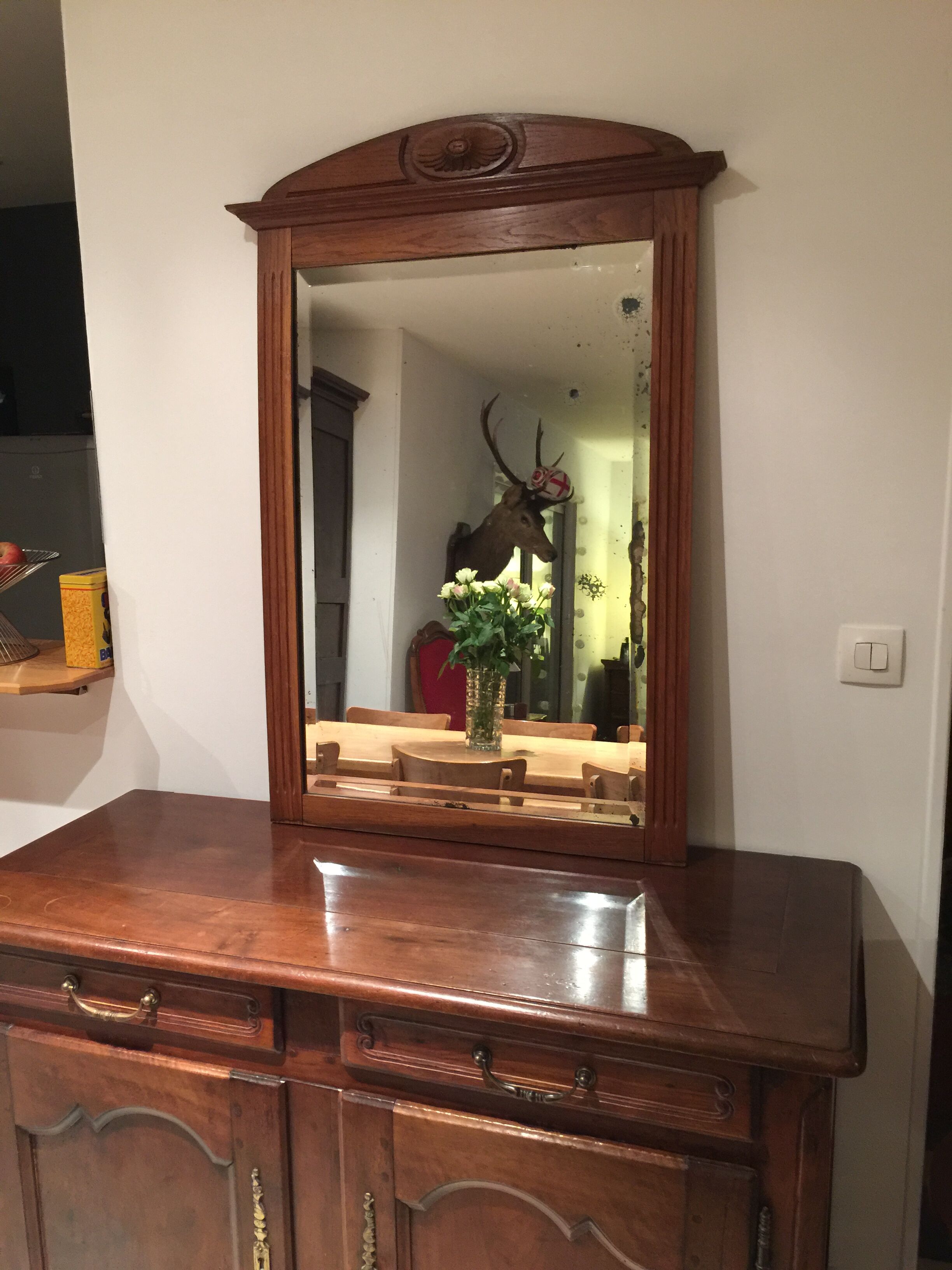 Mirror art deco style Pier 55x82 cm