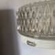 Pair of vintage glass ceiling lights