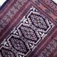 Handmade vintage 1960s Uzbek Bukhara rug – small wool tribal carpet (65cm x 95cm)