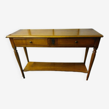 Console en merisier massif Vintage