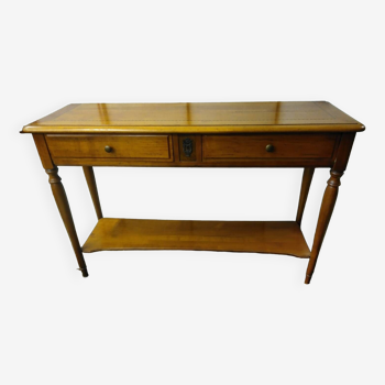 Vintage solid cherry console