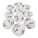 10 flat plates in Limoges porcelain - Haviland
