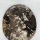Medium petrified wood dish or pocket emptier, predominantly gray 1137