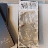 Set of 6 wine glasses and carafe in Lorraine Crystal - Gérard Model
