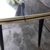 Vintage coffee table spindle legs