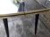 Vintage coffee table spindle legs