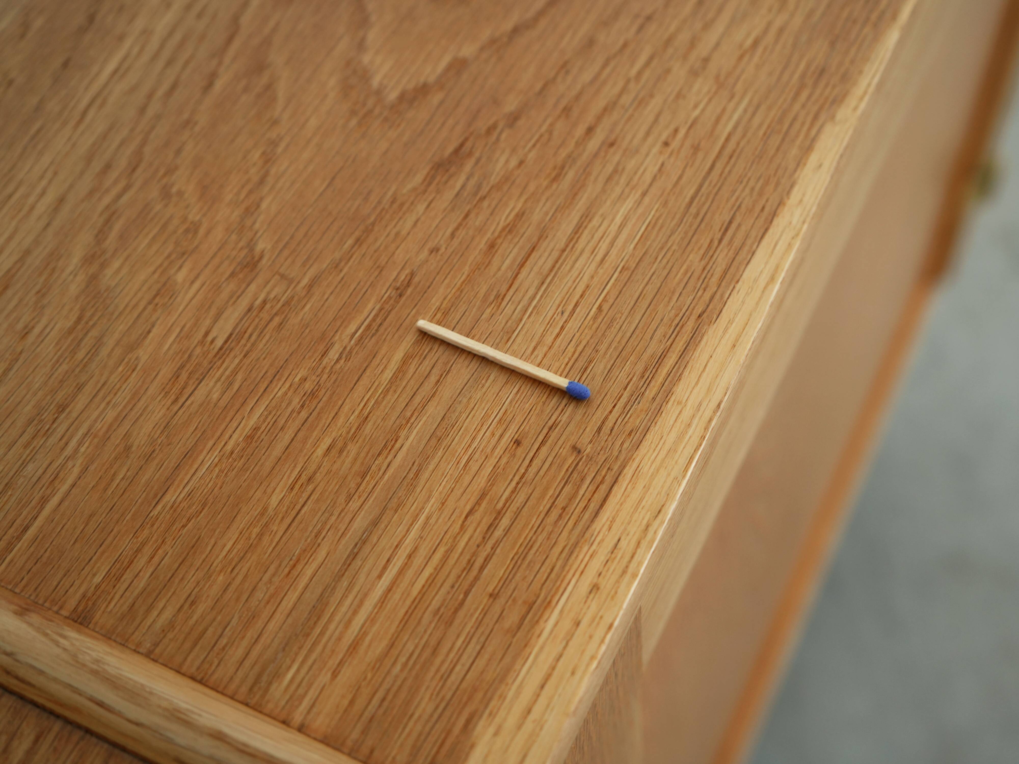 Ash cabinet, Danish design, 1970s, manufacturer: Lyby Møbler