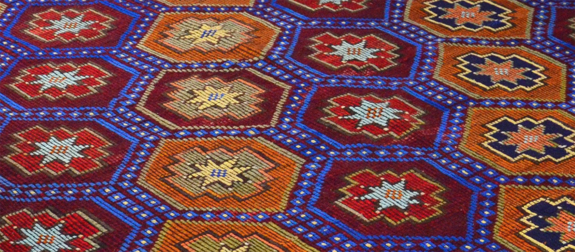 Anatolian handmade kilim rug 273 cm x 211 cm