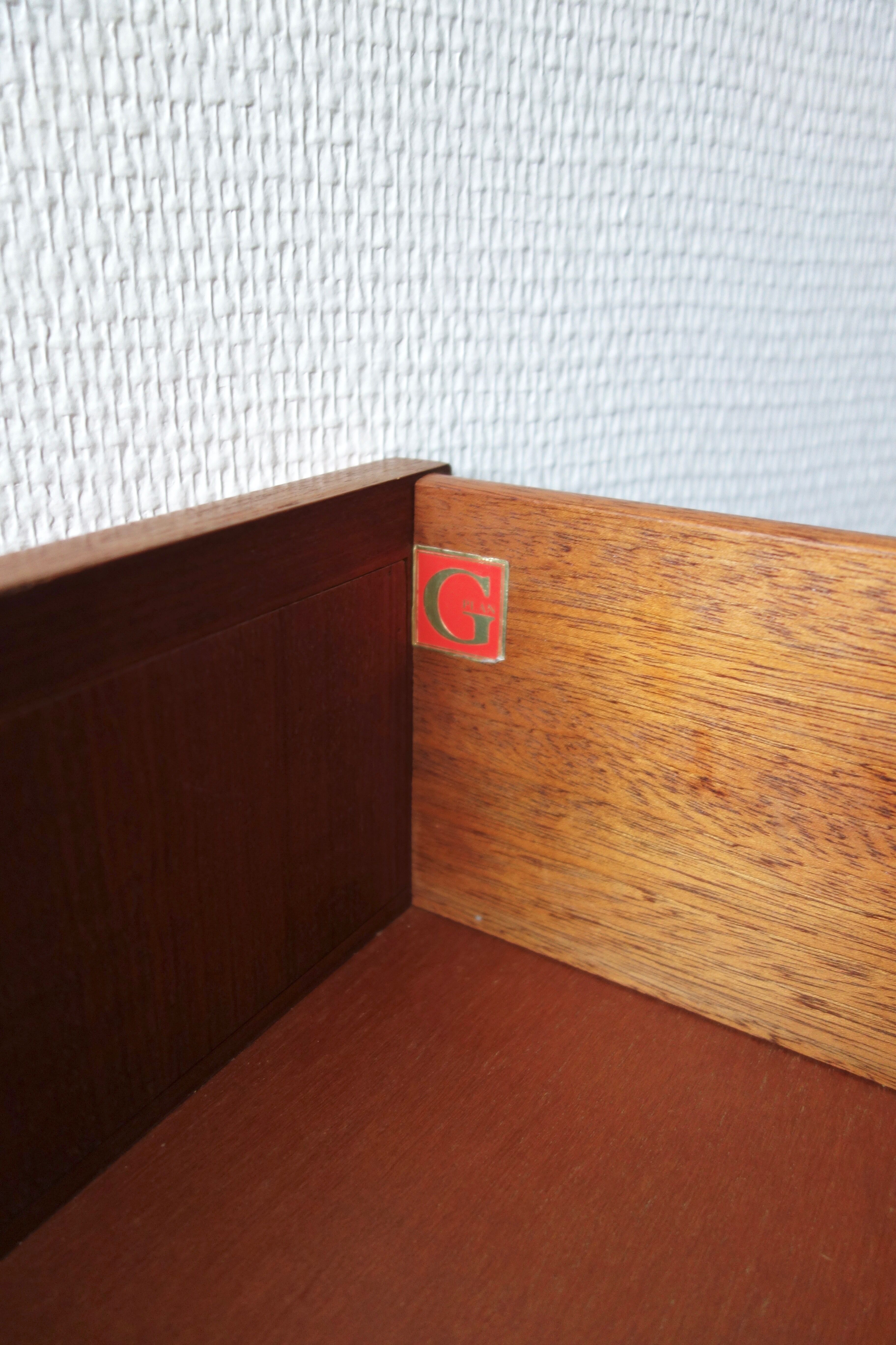 GPlan teak and glass coffee table from the 1970s