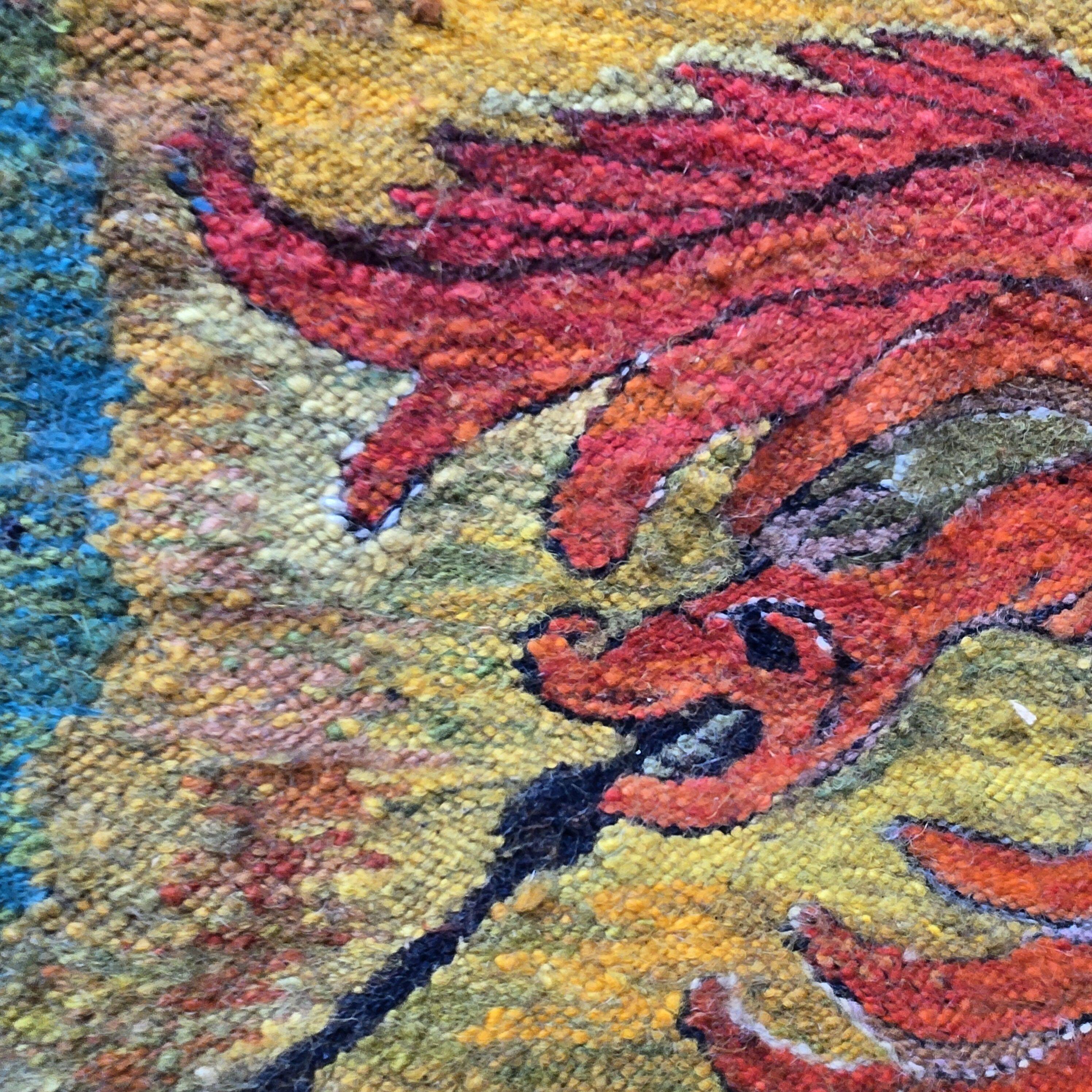 Vintage Polish tapestry 1970