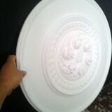 Rosette in staff, reinforced plaster 60cm