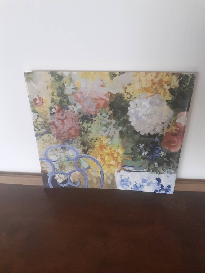 Gien rectangular dish - blue chair decor