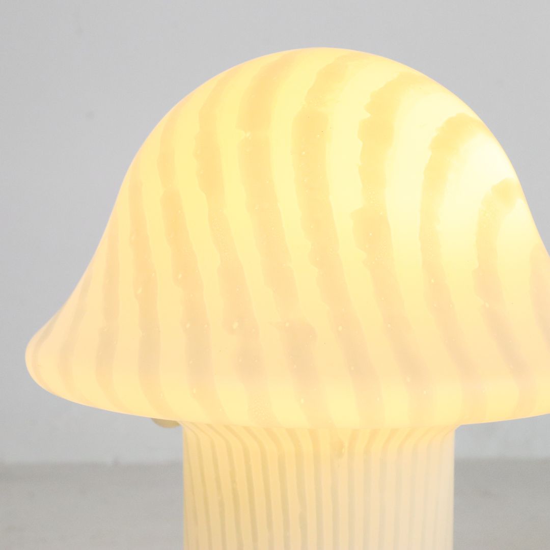 Glass Peil & Putzler mushroom table lamp